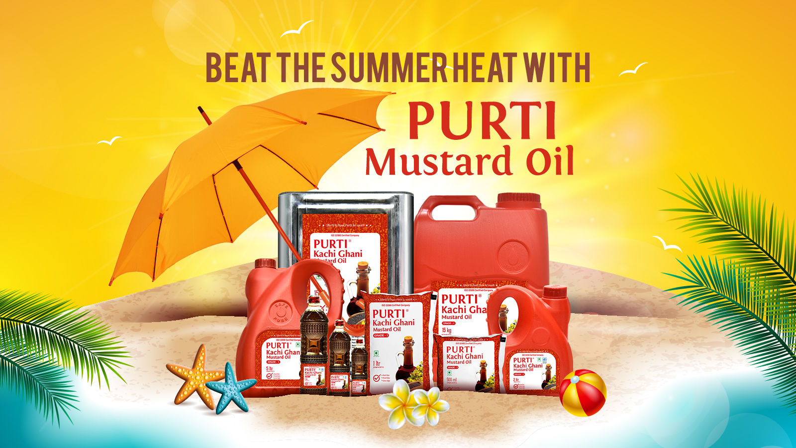 Beat the summer heat with purti kachi ghani mustard oil