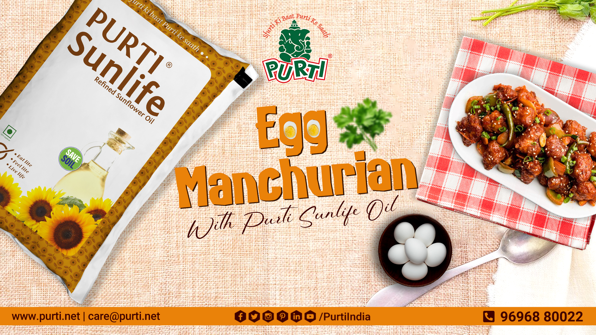 Egg Manchurian With Purti Sunlife
