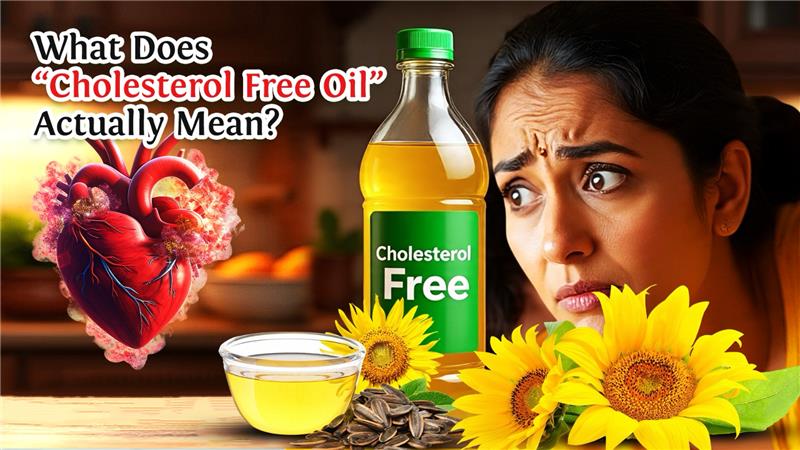 What Does "Cholesterol-Free Oil" Actually Mean?
