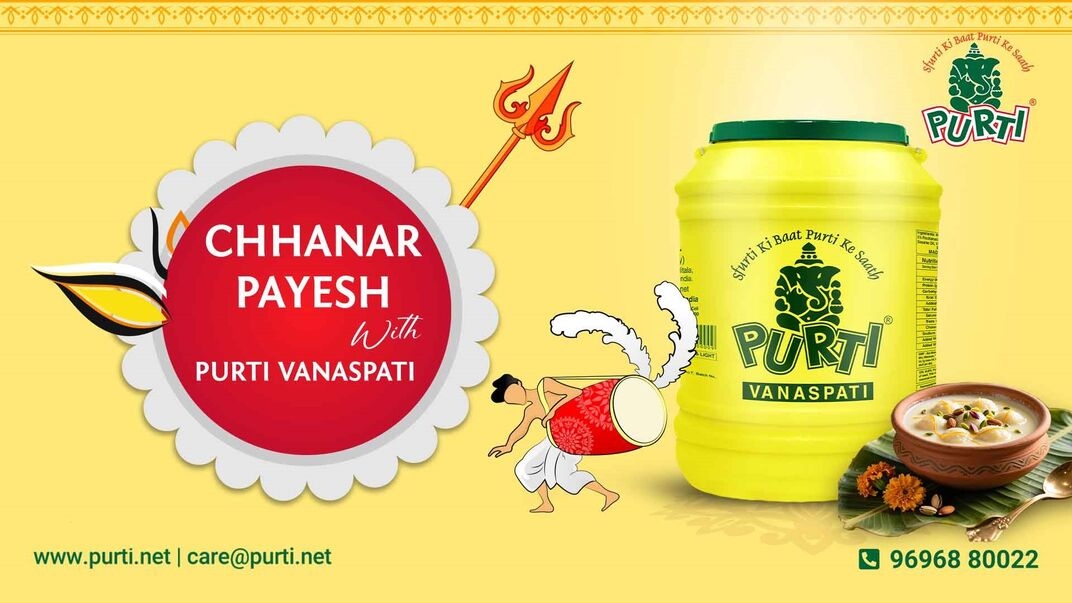 Chhanar Payesh with Purti Vanaspati: A Festive Delight for Every Bengali Celebration