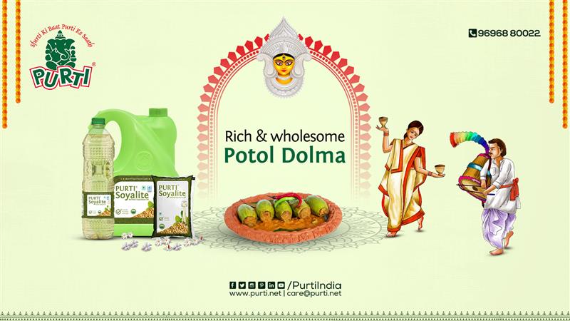 Stuffed Traditions, Healthy Celebrations: Potol Dolma with Purti Soyalite Oil