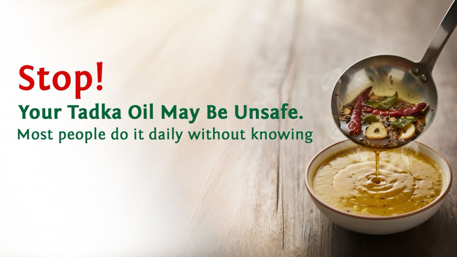 Is Your “Cholesterol-Free” Oil Really Safe for Tadka Or Is It Secretly Harming Your Heart - The Truth Every Indian Kitchen Must Know!
