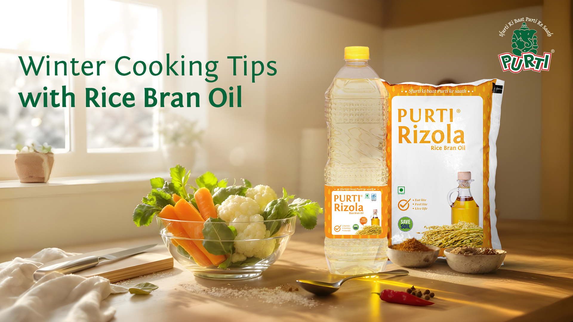 Stay Healthy This Winter Cook Smarter with Purti Rizola Rice Bran Oil