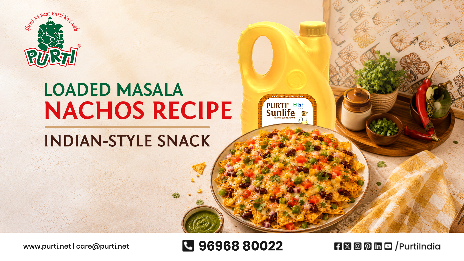 Loaded Masala Nachos Recipe: Indian-Style Snack